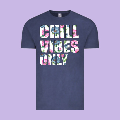 Chill Vibes Only Vintage Tee Designed By Bettercallsaul