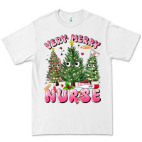 White very merry nurse Premium Tee - MaliasSmallBusiness