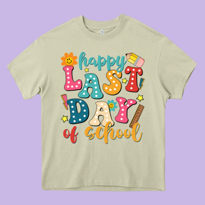 Happy Last Day Of School Heavy Core Tee Designed By Jahusdesignshop
