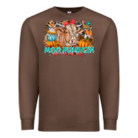 Chestnut Moo Pumpkin Get Out The Way Premium Sweatshirt - CowhideDigitalArt