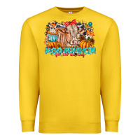 Lemon Moo Pumpkin Get Out The Way Premium Sweatshirt - CowhideDigitalArt