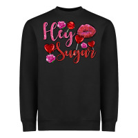 Black hey sugar with lips and candies olivia Heavyweight Sweatshirt - OliviaCreatesArt