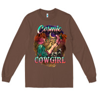 Chestnut Cosmic Cowgirl Long Sleeve Tee - HowdyJamesFarm