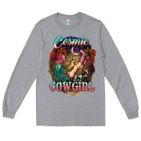 Heather Grey Cosmic Cowgirl Long Sleeve Tee - HowdyJamesFarm