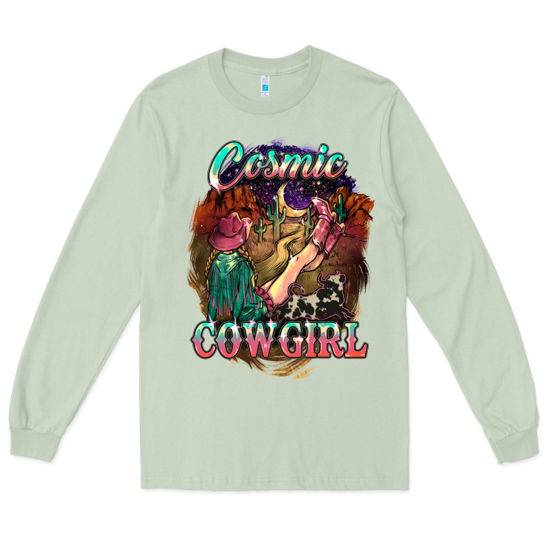 Cosmic Cowgirl Long Sleeve Tee by HowdyJamesFarm | Teevron