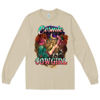 Mushroom Cosmic Cowgirl Long Sleeve Tee - HowdyJamesFarm
