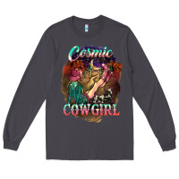Smoke Cosmic Cowgirl Long Sleeve Tee - HowdyJamesFarm