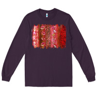 Plum Valentine's Day Brushstrokes Long Sleeve Tee - RanaPortraitStore