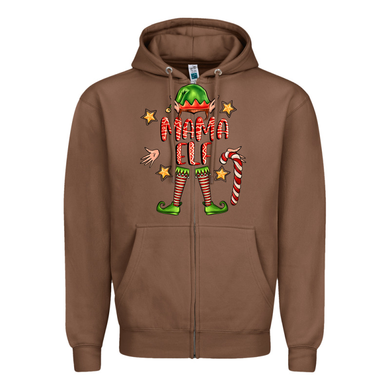 Mama Elf Zipper Hoodie by FaDigitalArtStudio | Teevron