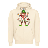 Sandshell mama elf Zipper Hoodie - FaDigitalArtStudio
