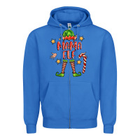 True Royal mama elf Zipper Hoodie - FaDigitalArtStudio