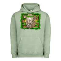 Pigment Oil Green st patricks day sheep shamrock gold  serape leopard glitter Urban Hoodie - Artiststas