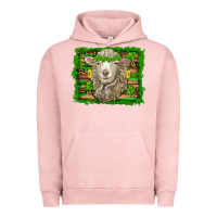 Pigment Salmon st patricks day sheep shamrock gold  serape leopard glitter Urban Hoodie - Artiststas