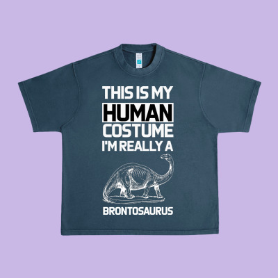 This Is My Human Costume Im Really A Brachiosaurus Urban Heavy Tee Designed By Bettercallsaul