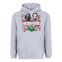 Heather Grey halloween Heavyweight Hoodie - CowhideDigitalArt