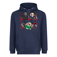 Navy halloween Heavyweight Hoodie - CowhideDigitalArt