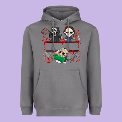 Halloween Heavyweight Hoodie Designed By Cowhidedigitalart