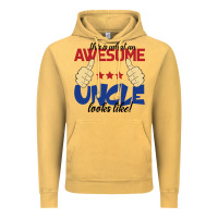 Vintage Mustard Awesome uncle Vintage Hoodie - Bettercallsaul