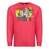 Cardinal hello summer drink Premium Sweatshirt - CowhideDigitalArt