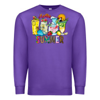 Purple hello summer drink Premium Sweatshirt - CowhideDigitalArt