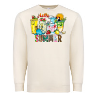 Sandshell hello summer drink Premium Sweatshirt - CowhideDigitalArt