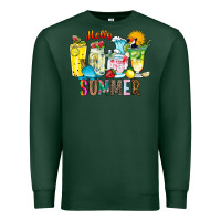 Sports Green hello summer drink Premium Sweatshirt - CowhideDigitalArt