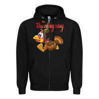 Black Thanksgiving family Zipper Hoodie - tuanDangUi