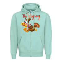 Seafoam Thanksgiving family Zipper Hoodie - tuanDangUi