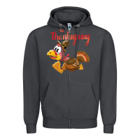 Smoke Thanksgiving family Zipper Hoodie - tuanDangUi