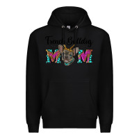 Black french bulldog mom Premium Hoodie - RanaPortraitStore