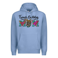 Colony Blue french bulldog mom Premium Hoodie - RanaPortraitStore