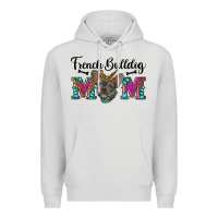 Dove Grey french bulldog mom Premium Hoodie - RanaPortraitStore