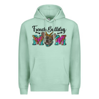 Seafoam french bulldog mom Premium Hoodie - RanaPortraitStore