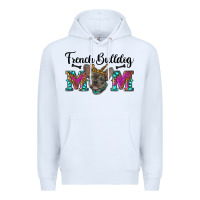 White french bulldog mom Premium Hoodie - RanaPortraitStore
