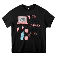 Black she works willingly with her hands Heavy Core Tee - MaliasSmallBusiness