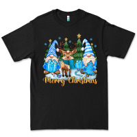 Black merry christmas gnome Premium Tee - MaliasSmallBusiness