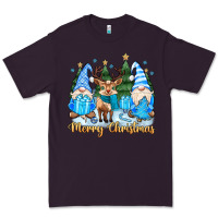 Plum merry christmas gnome Premium Tee - MaliasSmallBusiness