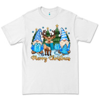 White merry christmas gnome Premium Tee - MaliasSmallBusiness