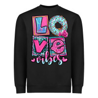 Black love vibes Heavyweight Sweatshirt - OliviaCreatesArt