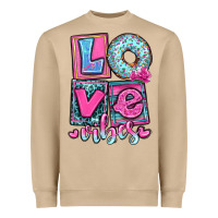 Mushroom love vibes Heavyweight Sweatshirt - OliviaCreatesArt