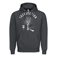 Smoke Disc Golf Funny Sports Tree Disc Golf Player Zipper Hoodie - tuanDangUi