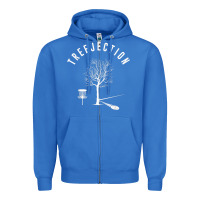 True Royal Disc Golf Funny Sports Tree Disc Golf Player Zipper Hoodie - tuanDangUi