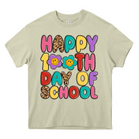 Mossy happy 100 th day of school Heavy Core Tee - MaliasSmallBusiness