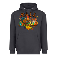Smoke Fall Vibes Heavyweight Hoodie - CowhideDigitalArt