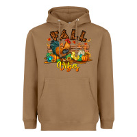 Toasted Coconut Fall Vibes Heavyweight Hoodie - CowhideDigitalArt