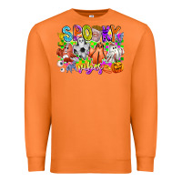 Carrot Spooky Vibes Ghost Premium Sweatshirt - CowhideDigitalArt