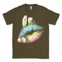 Army Green Eared Paster Color Easter Lips Classic Tee - Bettercallsaul