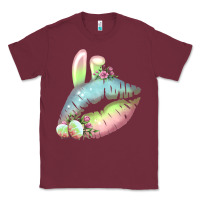 Burgundy Eared Paster Color Easter Lips Classic Tee - Bettercallsaul