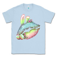 Dusty Blue Eared Paster Color Easter Lips Classic Tee - Bettercallsaul
