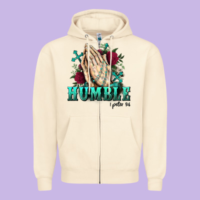 Western Humble 1 Pete 5 6 Zipper Hoodie Designed By Bundleandbundleshop